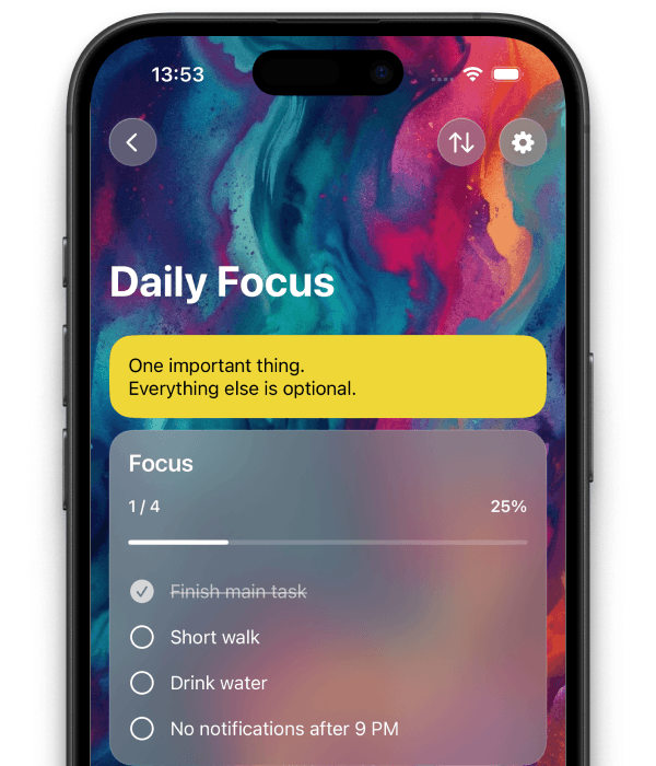 Messo app screenshot on iPhone